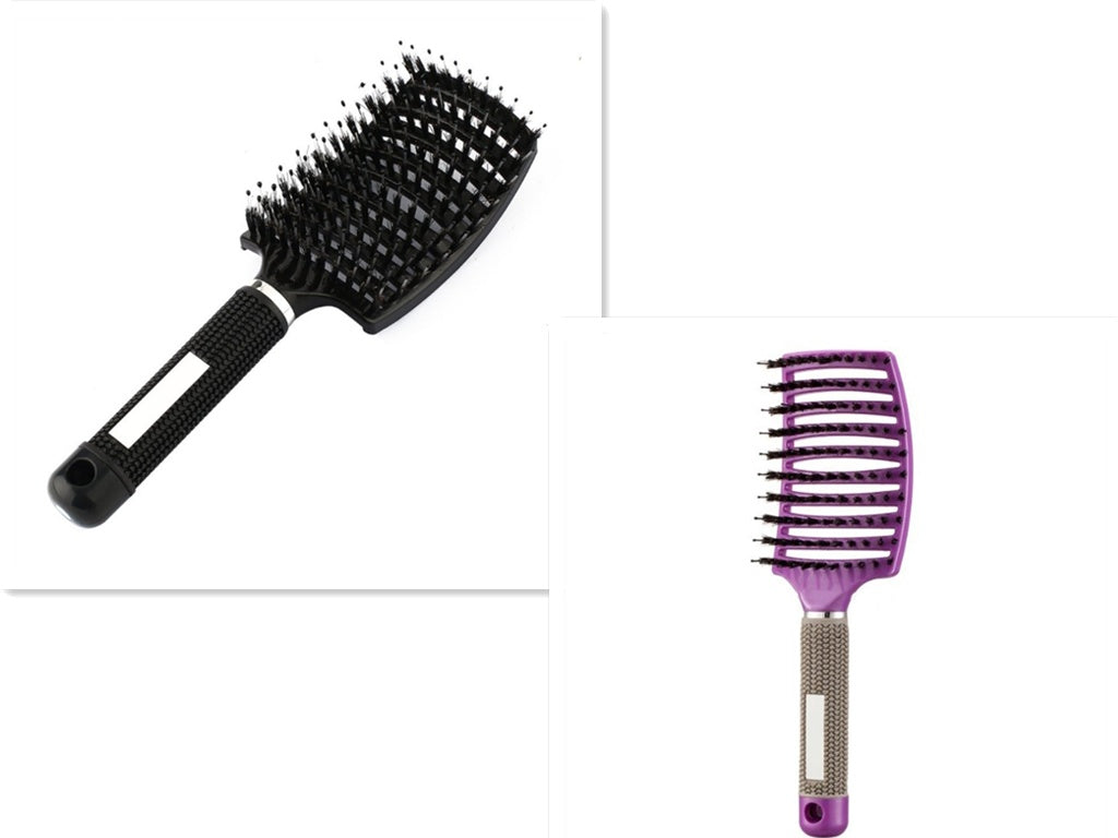 Hairbrush Anti Klit Brushy Haarborstel Women Detangler Hair Brush Bristle Nylon Scalp Massage  Teaser Hair Brush Comb