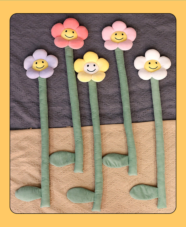 Doll Cute Cartoon Sunflower Curtain Buckle Plush