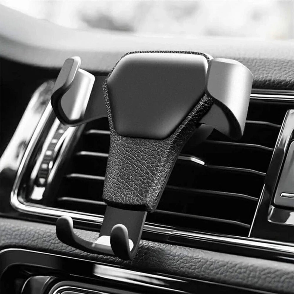 Universal Gravity Phone Holder Car Air Vent Mount Metal Mobile Stand GPS Support For Smartphone Air Vent Stand Cradle For Mobile Cell Phone