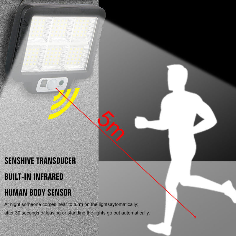 Split Solar Wall Light 120led Human Body Induction