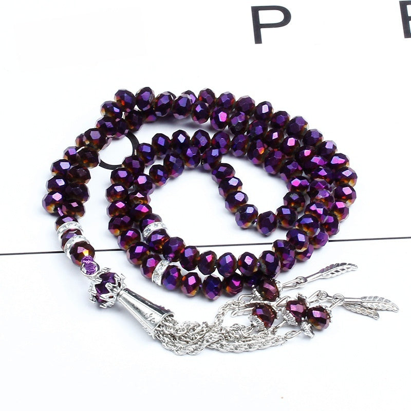 Cut Crystal 99 PCs Rosary Bracelet