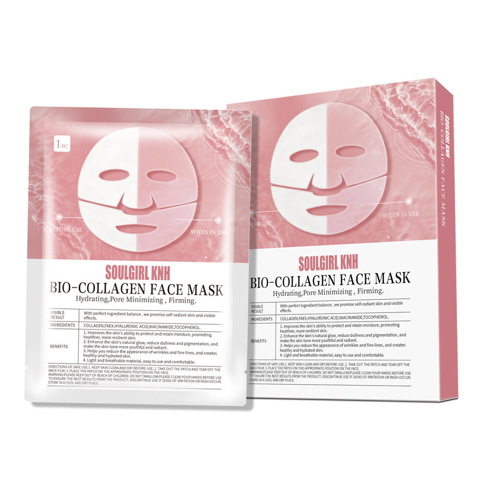 White To Transparent Collagen Split Mask Soluble Ice Mask