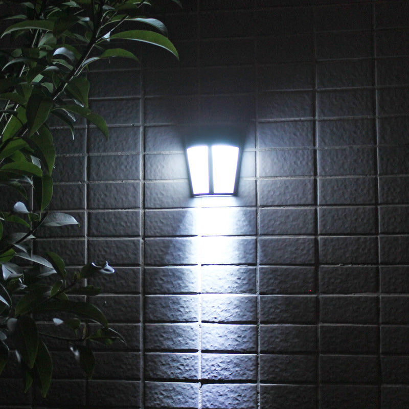 Solar wall lamp 6 LED outdoor waterproof light control decorative landscape lamp