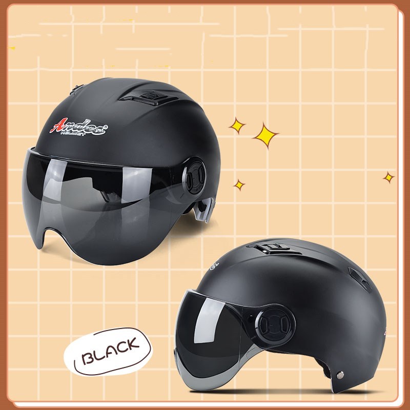 Winter Warm Battery Car Helmet Cute Korean Helmet