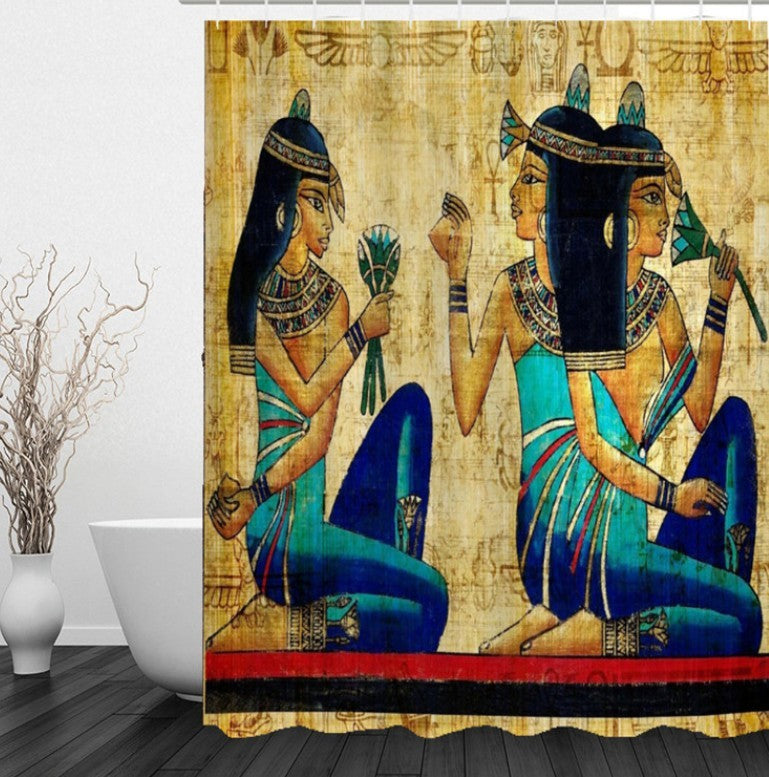 Egyptian Girl Shower Curtain