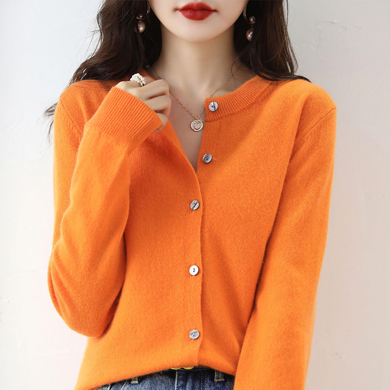 Women's Cardigan Sweater Coat Short Knitwear