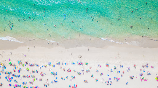 Summer beach tapestry