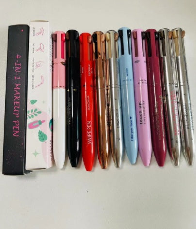 Four In One Eyebrow Pencil Lip Gloss Eyeliner Makeup Pencil