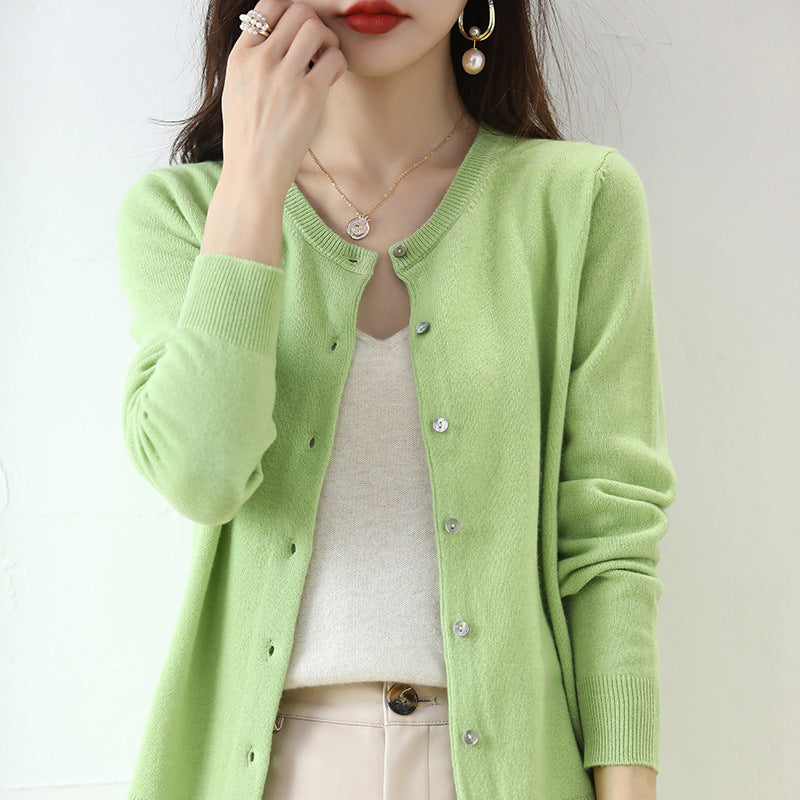 Women's Cardigan Sweater Coat Short Knitwear