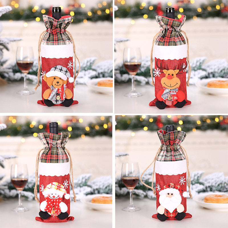 Christmas Decorations Christmas Wine Bottle Socks