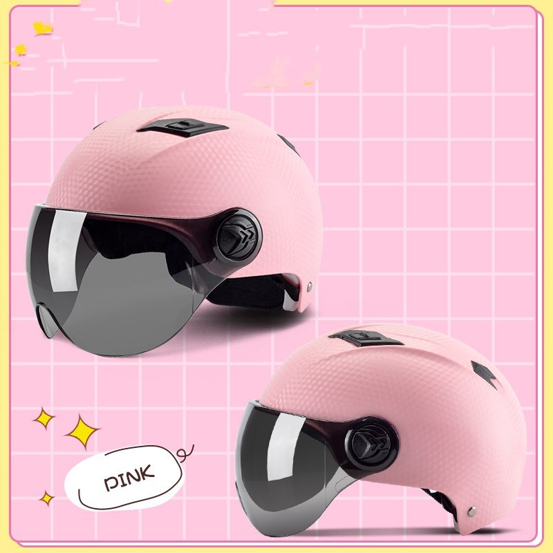 Winter Warm Battery Car Helmet Cute Korean Helmet