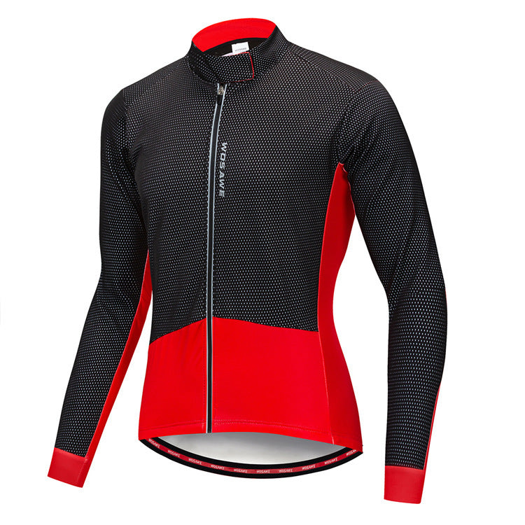 Autumn and winter cycling wear fleece warm jacket