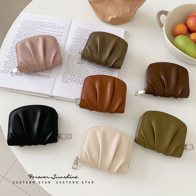 Women's Ruffle Simple Cute And Compact Wallet