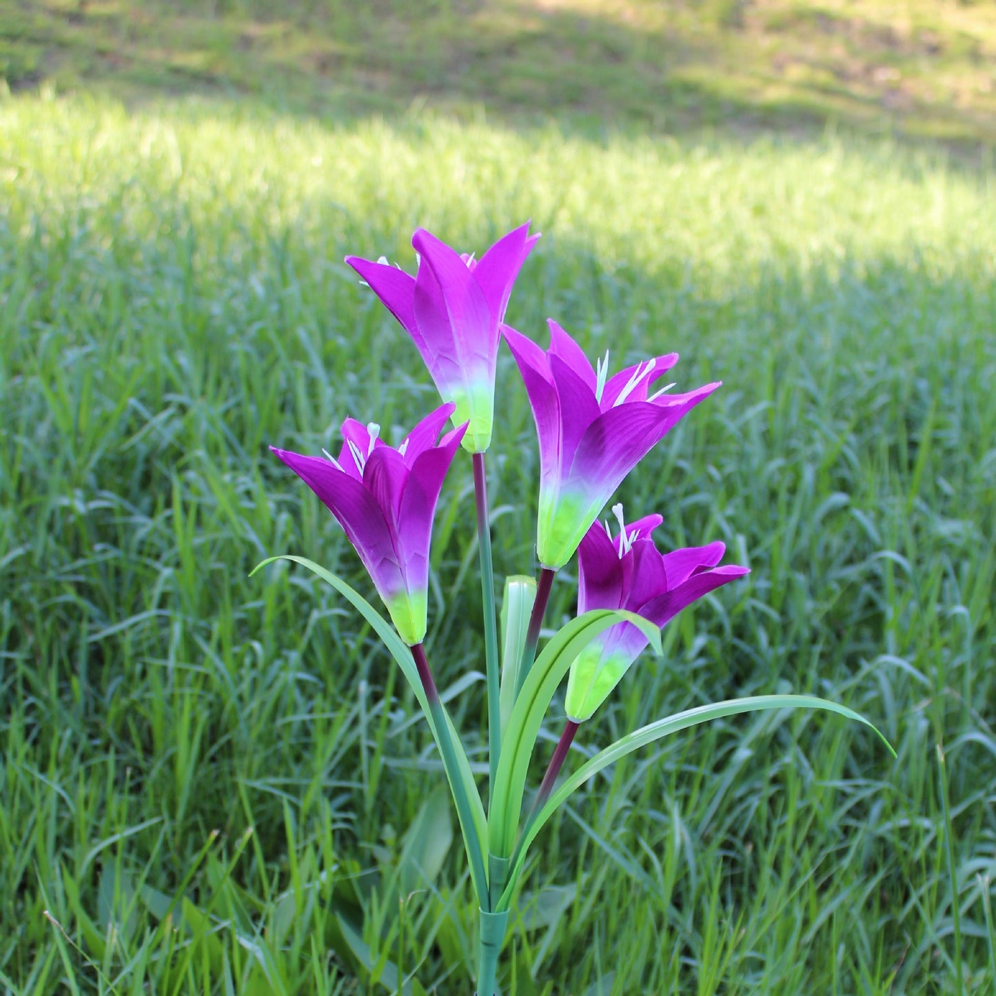 Solar Lily Colorful LED Artificial Lantern