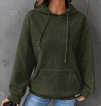 Women's Loose Casual Solid Color Long-sleeved Sweater