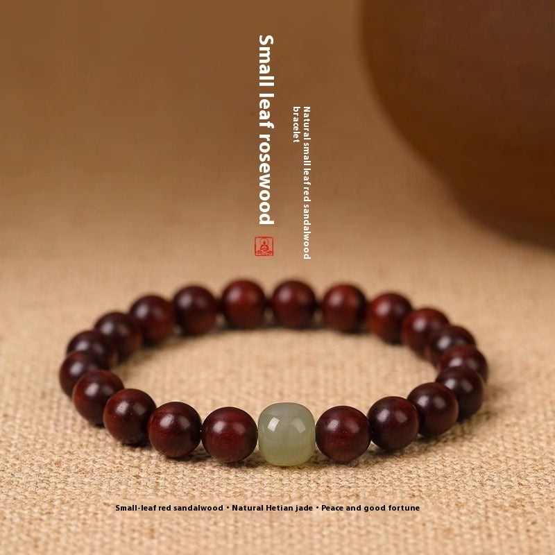 Natural Pterocarpus Santalinus Bracelet For Men And Women Couple