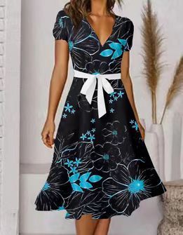 Women's New Fashion Personalized Printing Dress