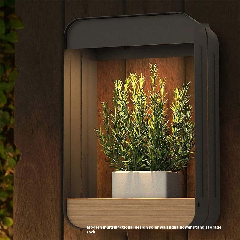 Solar Outdoor Decoration Garden Courtyard Wall Lamp