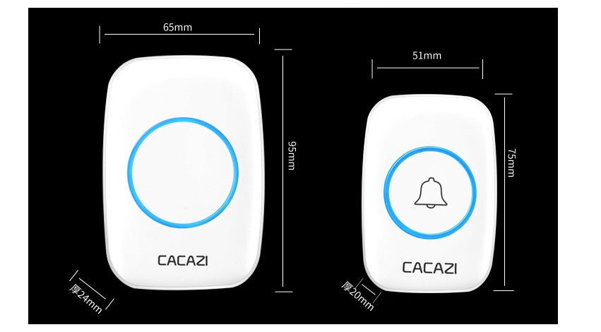 Wireless doorbell home new  long-distance remote control old pager Intelligent exchange doorbell