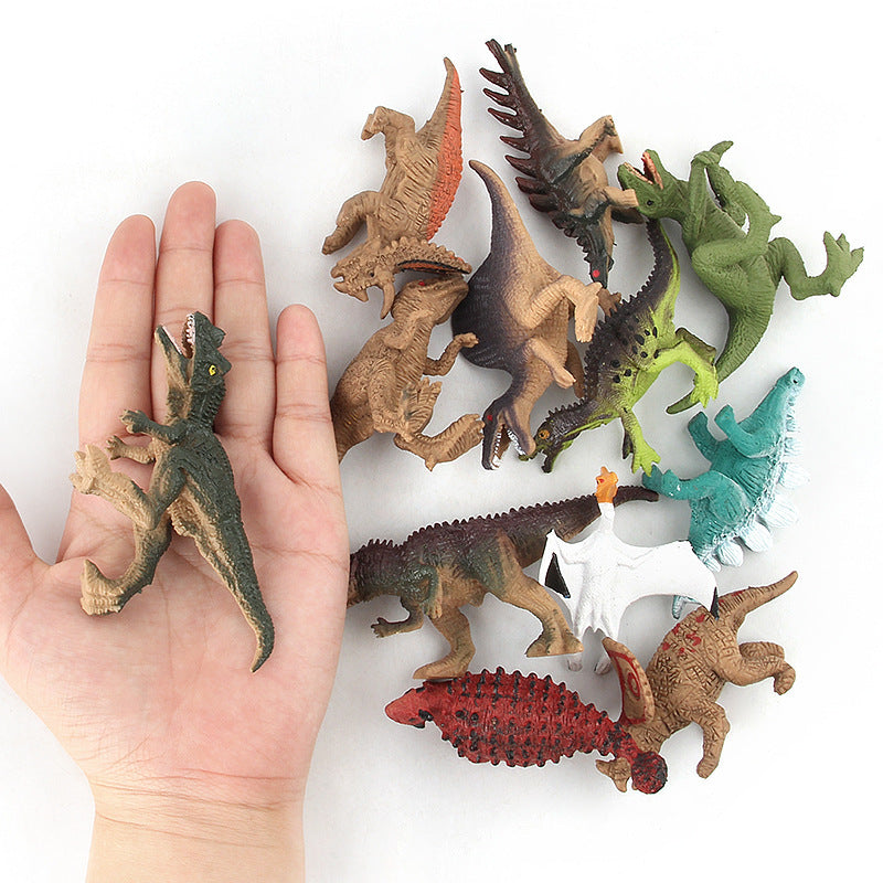 Solid Dinosaur Toy Set Mini Dinosaur Model