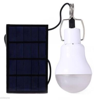 Solar panel LED Bulb