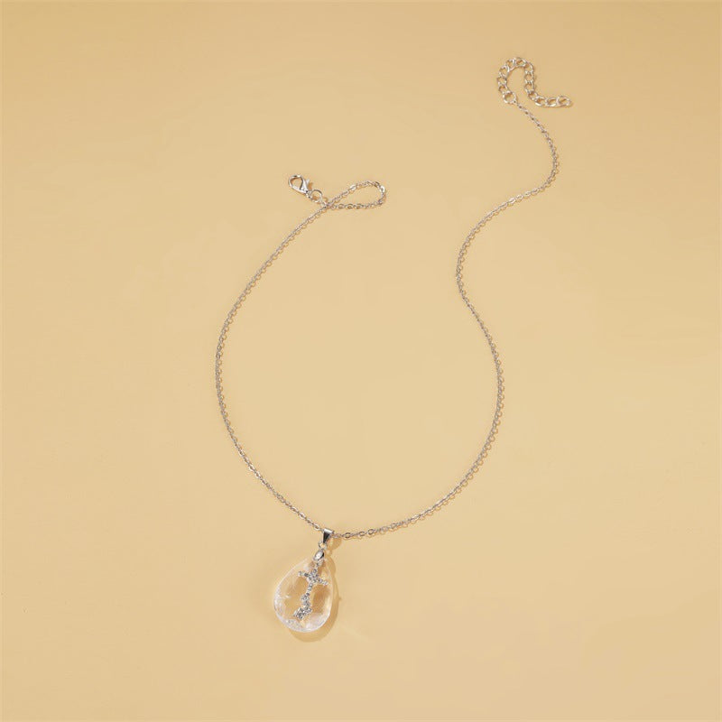 Simple Temperament Wild Drop Pendant Necklace