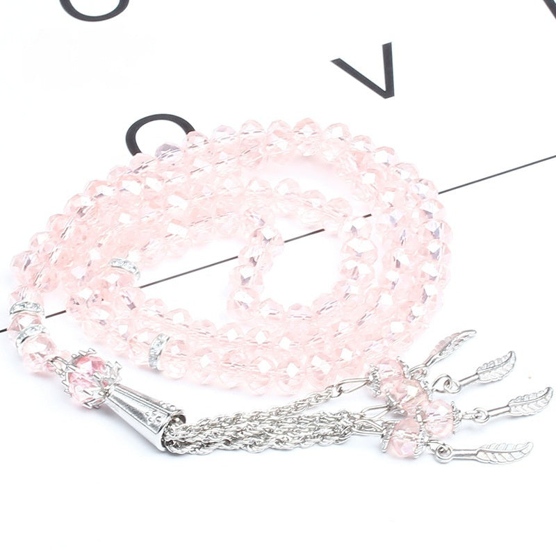 Cut Crystal 99 PCs Rosary Bracelet