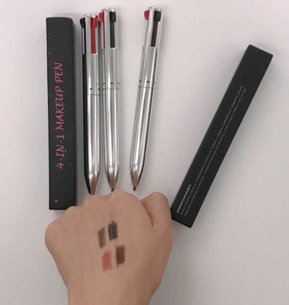 Four In One Eyebrow Pencil Lip Gloss Eyeliner Makeup Pencil