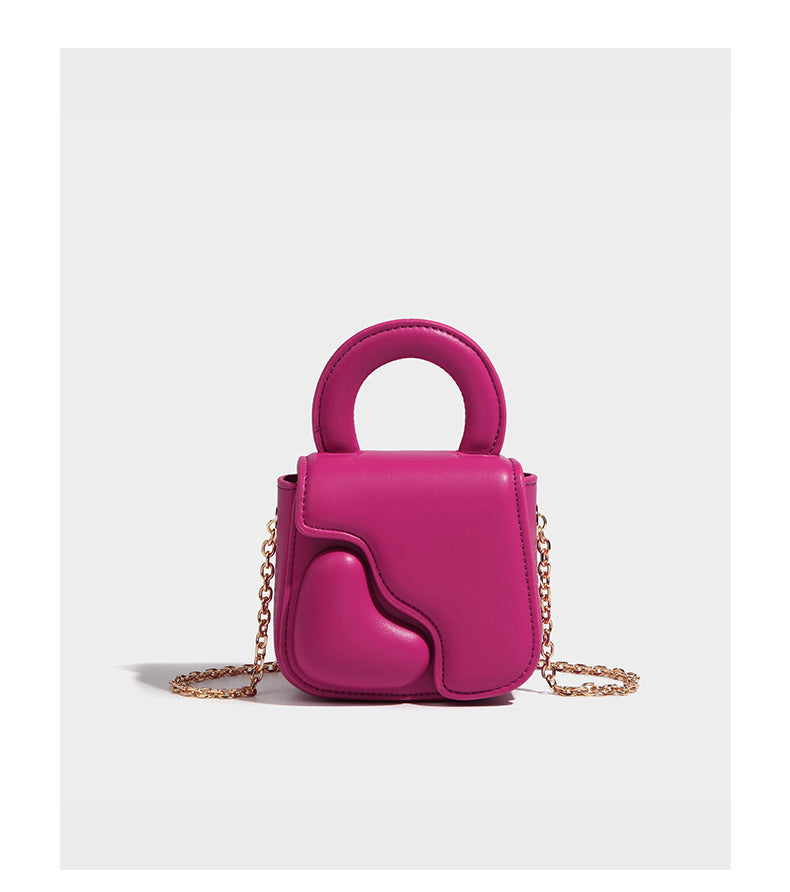 Chain Love Women's Advanced Texture Shoulder Crossbody Bag