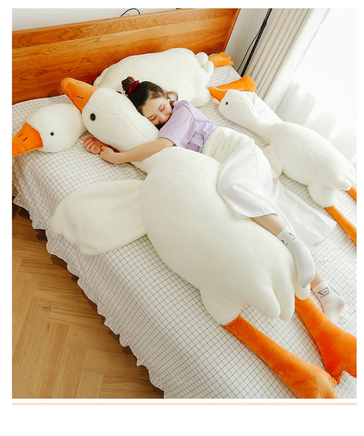 Cute Big White Geese Pillow Plush Toy