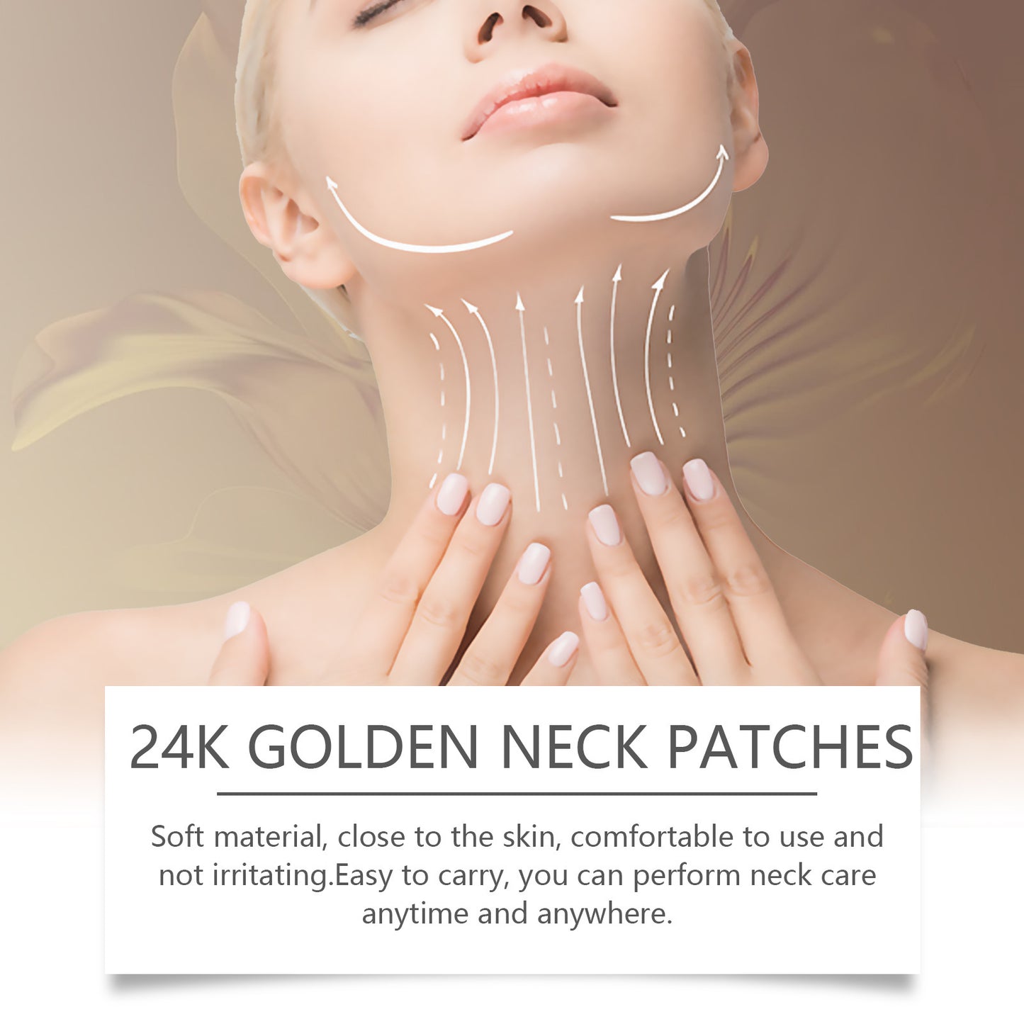 24K Gold Collagen Neck Patch