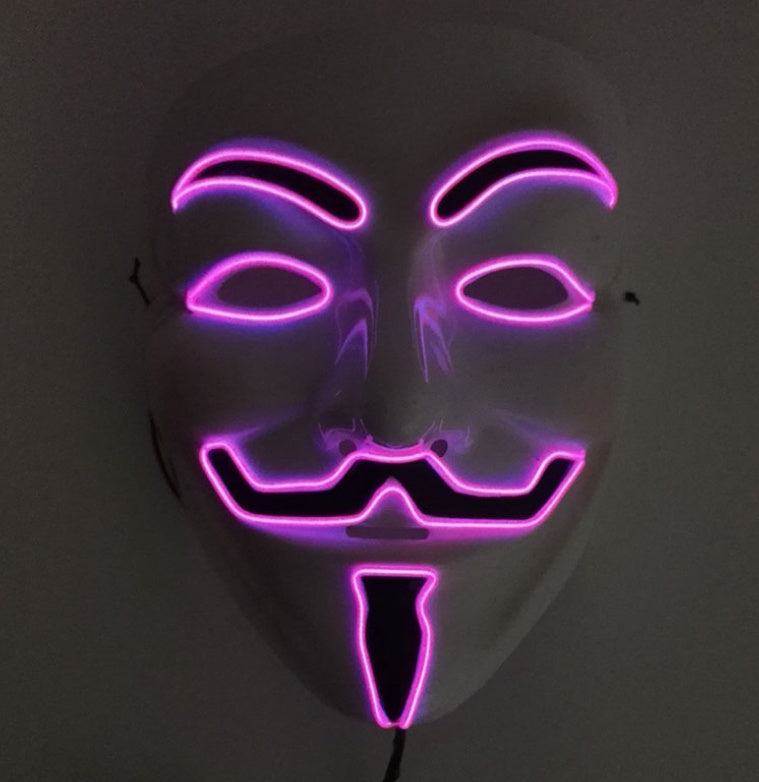 New LED Guy Fawkes Mask