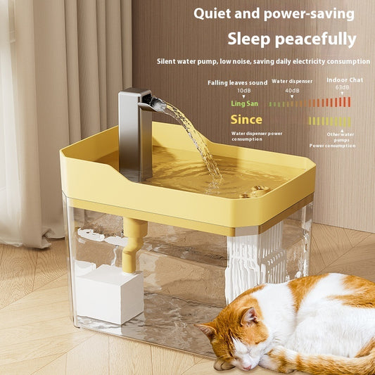 Pet Automatic Water Dispenser Filter Circulating Flowing Live Water Cat Water Fountain