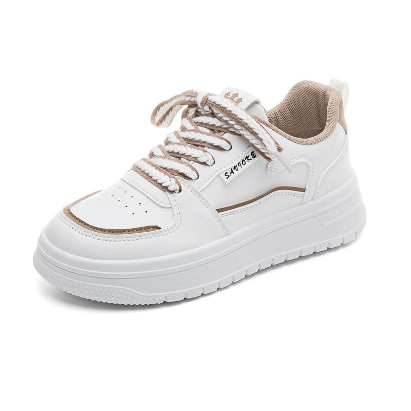 Platform White Shoes Minority All-match Running Leisure Sneakers