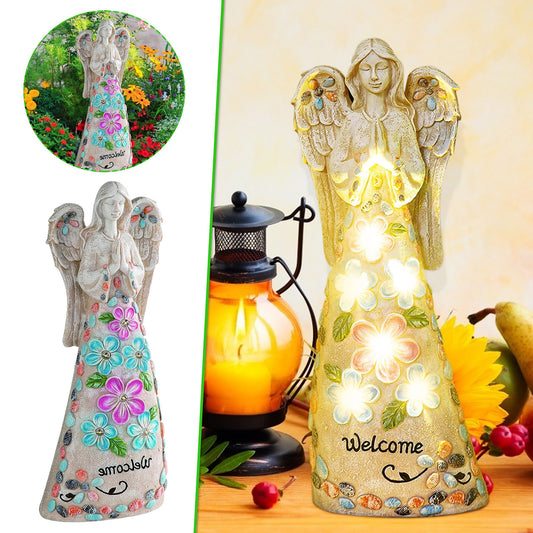 Angel Resin Lamp LED Angel Statue Lamp