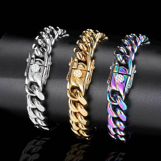 Stainless Steel Faucet Hip Hop Bracelet