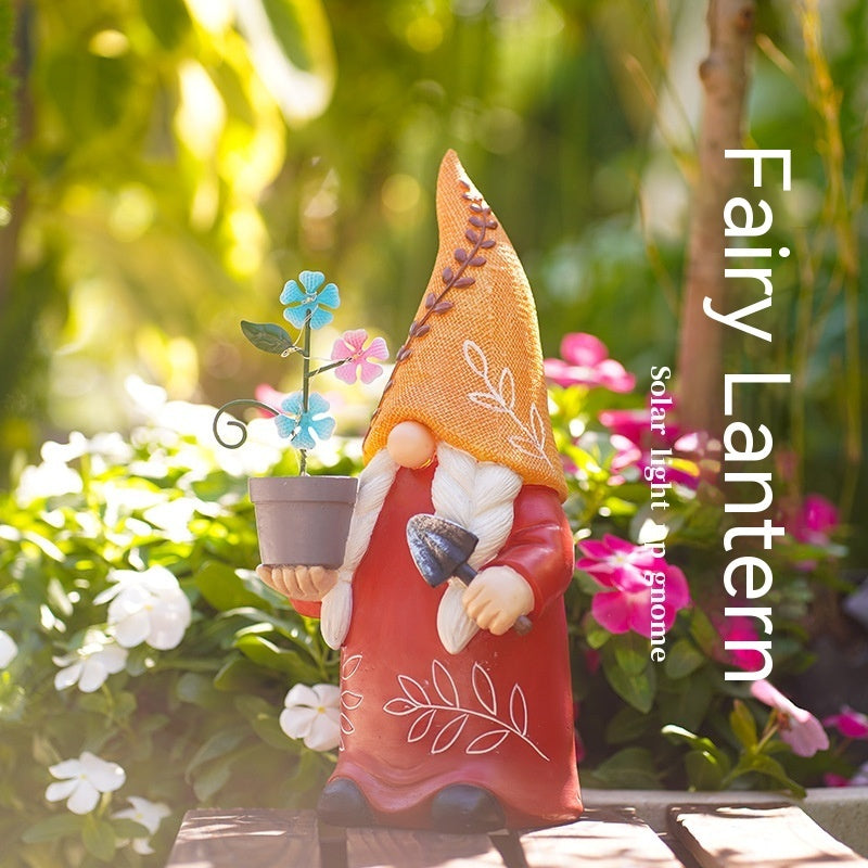 Solar Powered Lamp Goblin  Outdoor Decoration