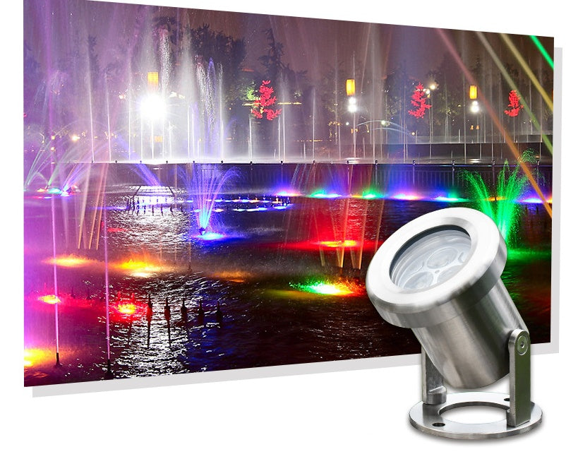 LED underwater spotlights