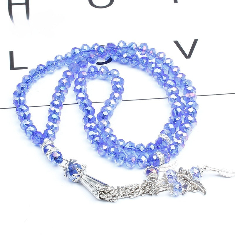 Cut Crystal 99 PCs Rosary Bracelet