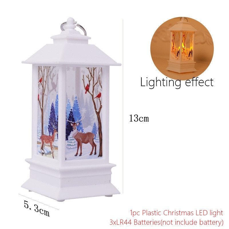 Christmas Lantern LED Electronic Candle Table Lamp Night Light For The Elderly