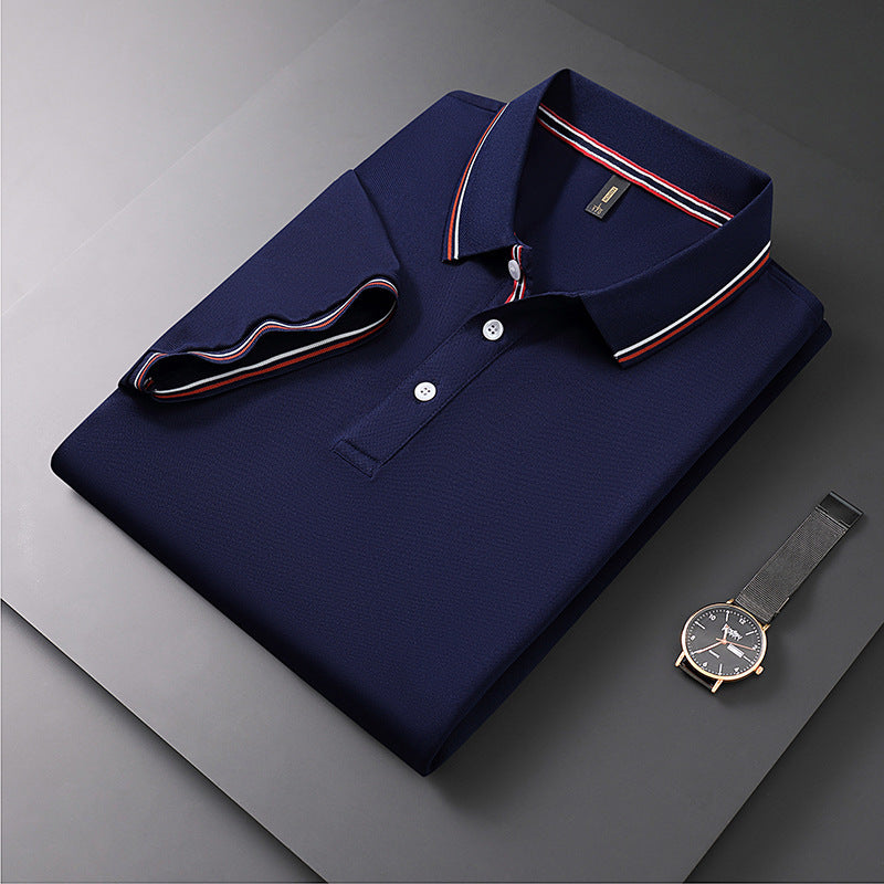 Summer Men's Polo Shirt Lapel T-shirt