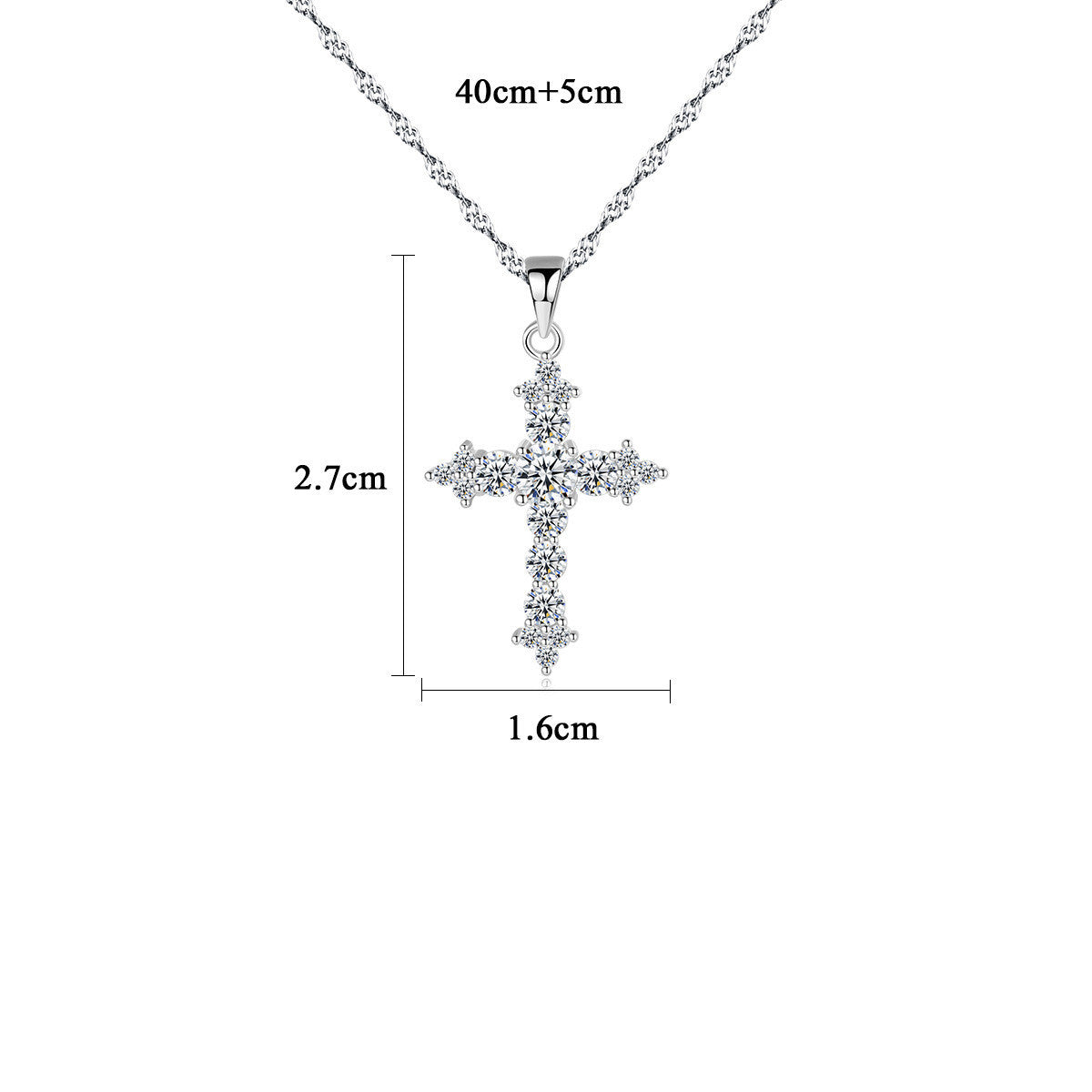 Sterling Silver Cross Necklace