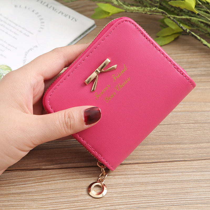 Women's Zipper Short Coin Purse