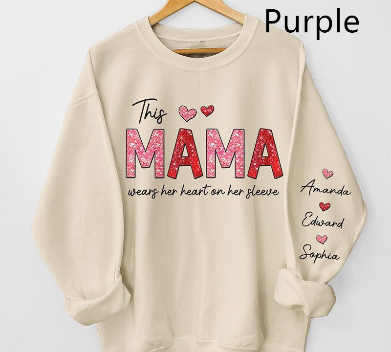 Fashion DIY Women's Mother's Day Sweater