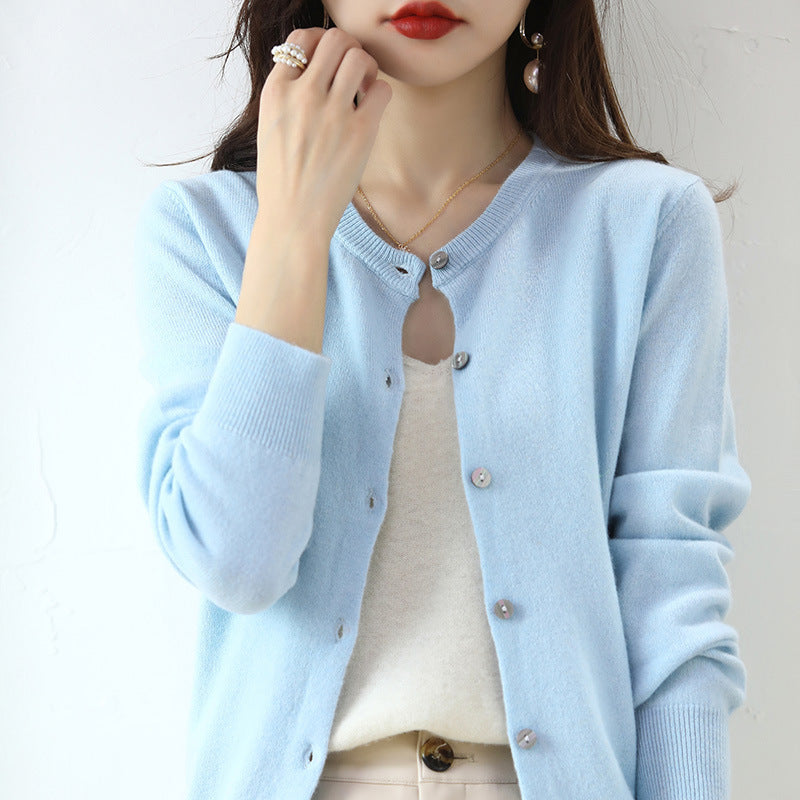 Women's Cardigan Sweater Coat Short Knitwear