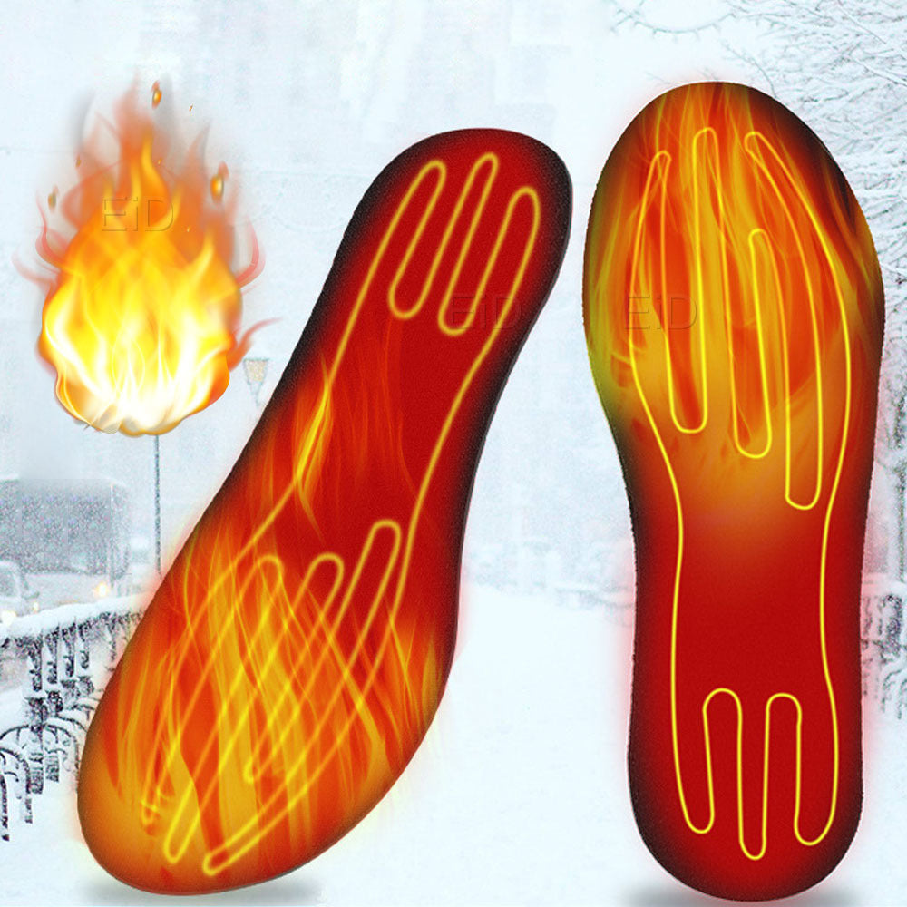 USB Heated Shoes Insoles Can Be Cut Winter Warm Heating Insoles Pad Feet For Boots Sneaker Shoes