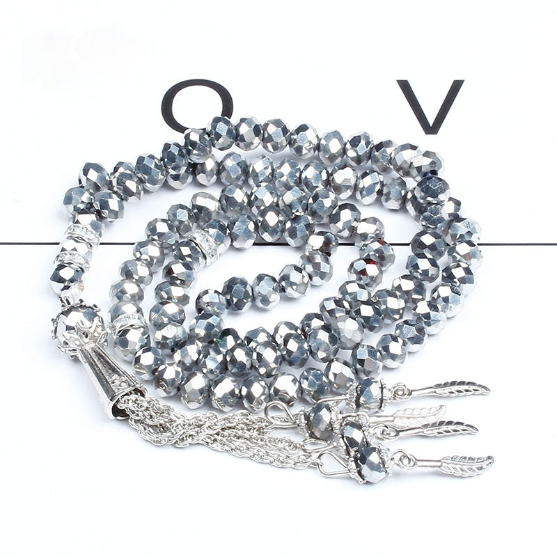 Cut Crystal 99 PCs Rosary Bracelet