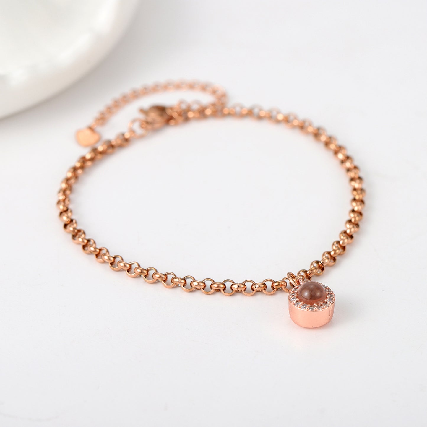 Round Bubble Projection Couple Bracelet Female