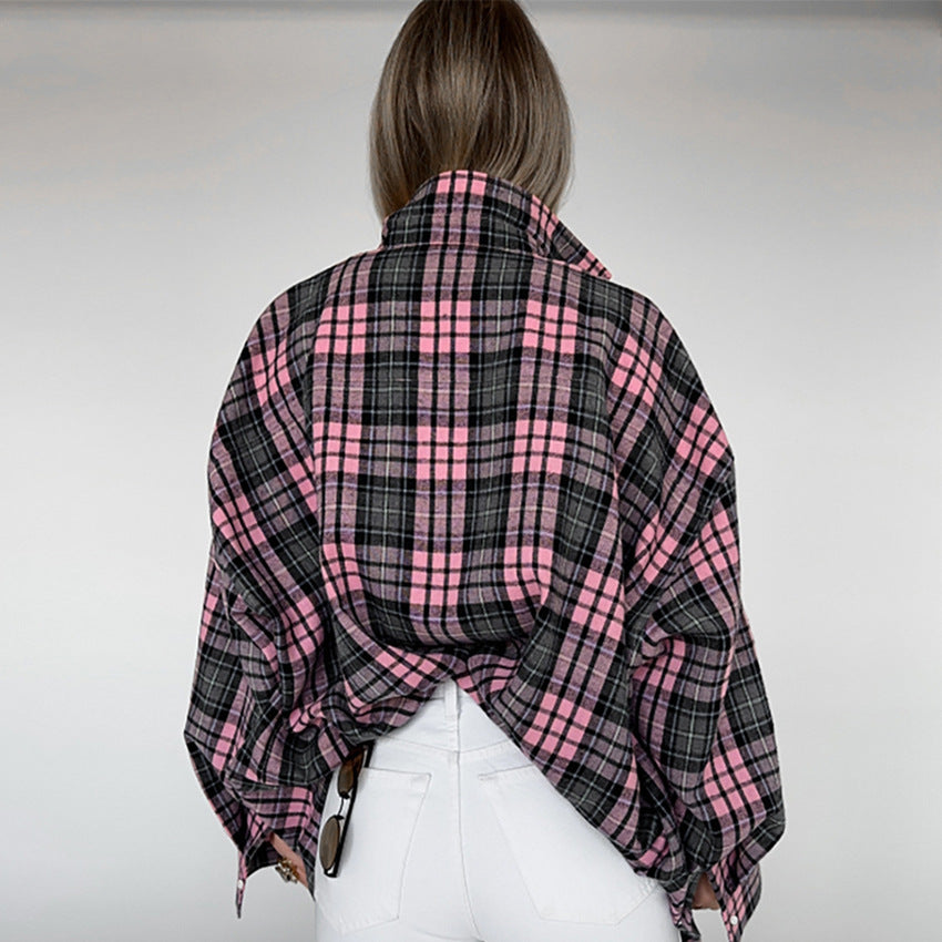 Plaid Simple Women's Shirt Niche