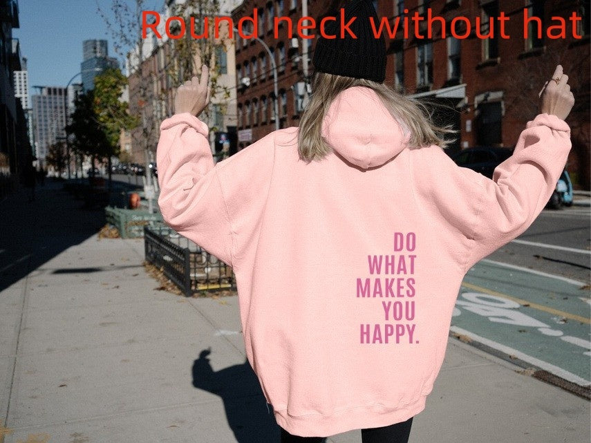 Do What Makes You Happy Sweatshirt Large Sweater